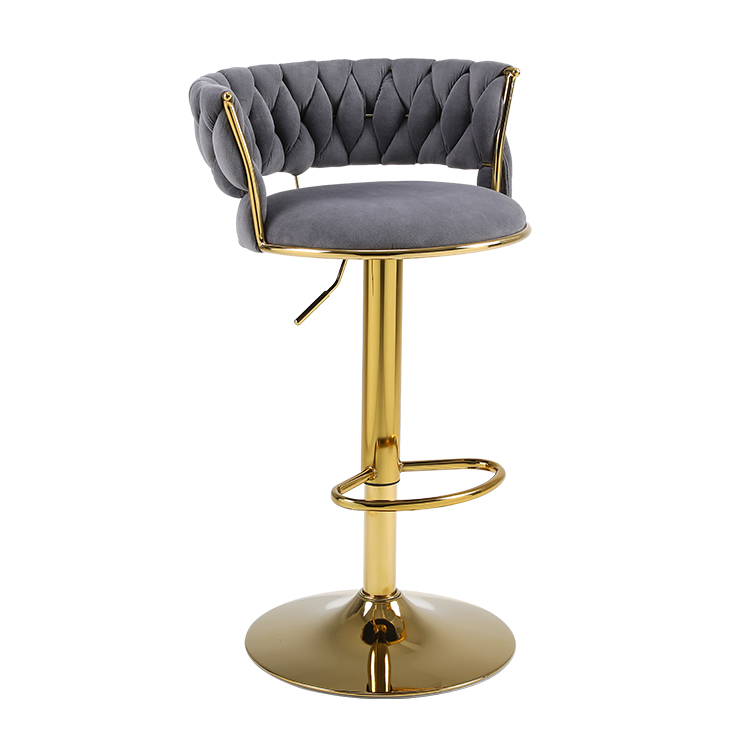 Swivel Bar Stool with Adjustable Height