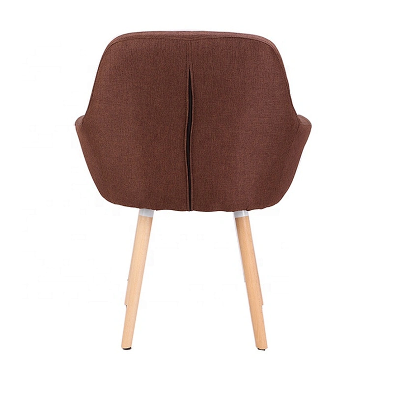 Fabric Upholstered Armchair Leisure Dining Chair for Living Room