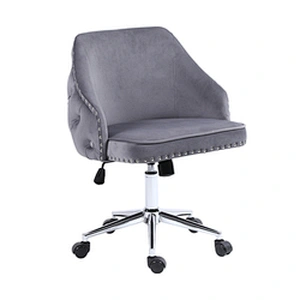 Soft Velvet Leisure Accent Chair Corner Side Chair Confortable Swivel Vanity Chair for Bedroom