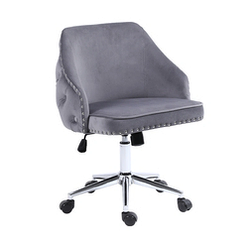 Soft Velvet Leisure Accent Chair Corner Side Chair Confortable Swivel Vanity Chair for Bedroom