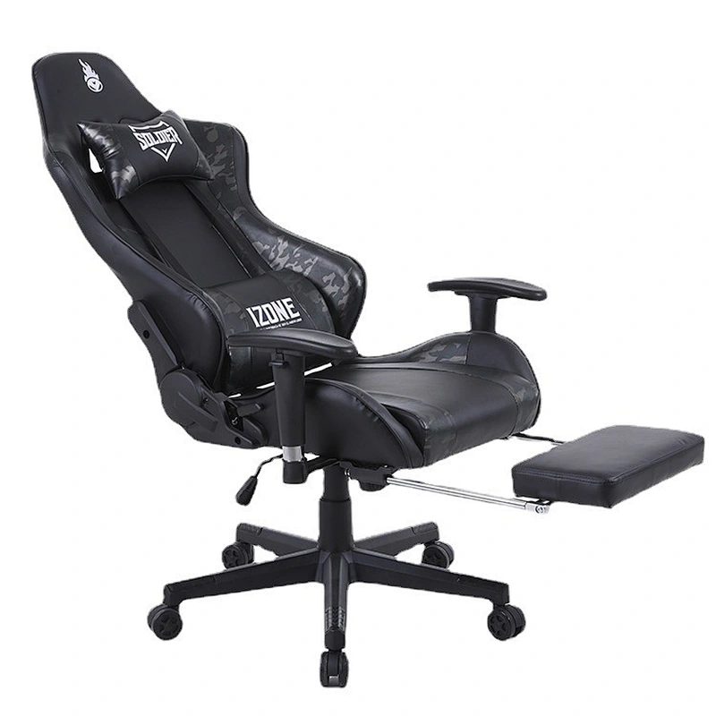 Pink Cute Seat Pink PVC Racing Swivel Computer Office Chair Gaming Chair With 2D Armrest