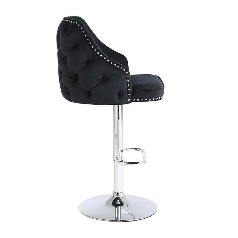 Wholesale modern luxury high back commercial bar stool