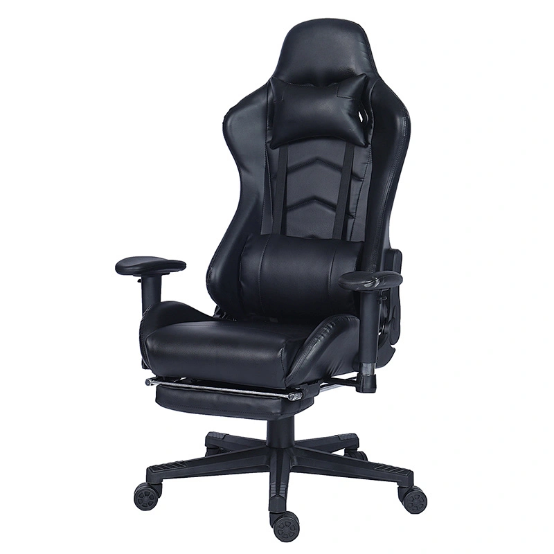 Automobile Leather Commercial Office Gamer Racing Chair with Footrest Computer Gaming Chair