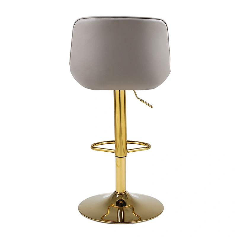 Modern Swivel Bar Stool with Comfortable Backrest