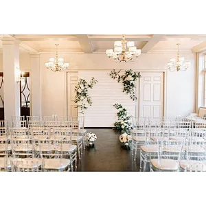 Transparent Acrylic hotel conference hall chairs banquet