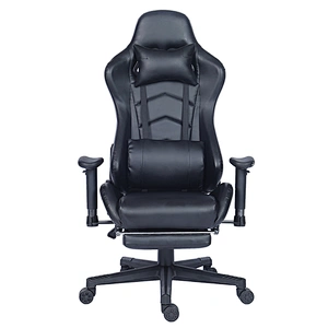 New fashion designer factory price black swivel gaming chair