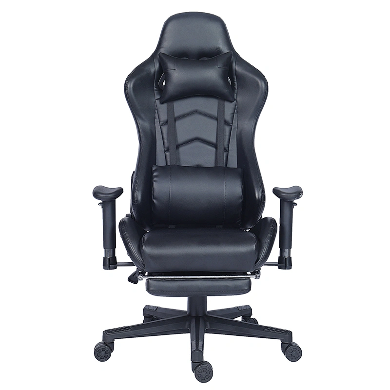 Automobile Leather Commercial Office Gamer Racing Chair with Footrest Computer Gaming Chair