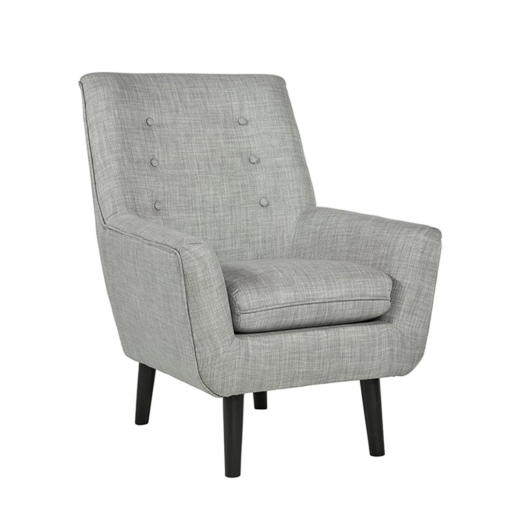 Modern style living room furniture velvet tufted accent chair