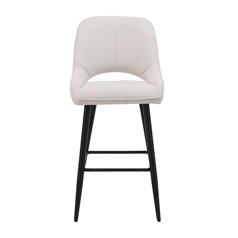 Hot selling modern high table bar chairs for restaurants hotels and bars set with luxurious gold leather bar stool chairs