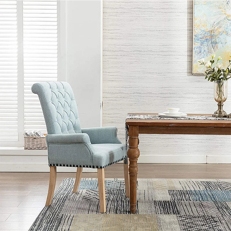 Nordic Style Nordic luxury restaurant home kitchen counter dining chairs