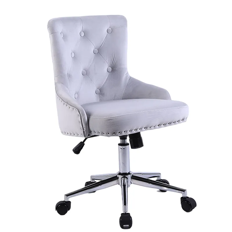Hot Sale High Quality luxury modern velvet cover cheap swivel design office chair