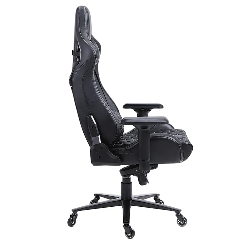 Hot sale PVC Fabric Red PVC Fixed Armrest Nylon Sport luxury cheapest racing chair gaming chair