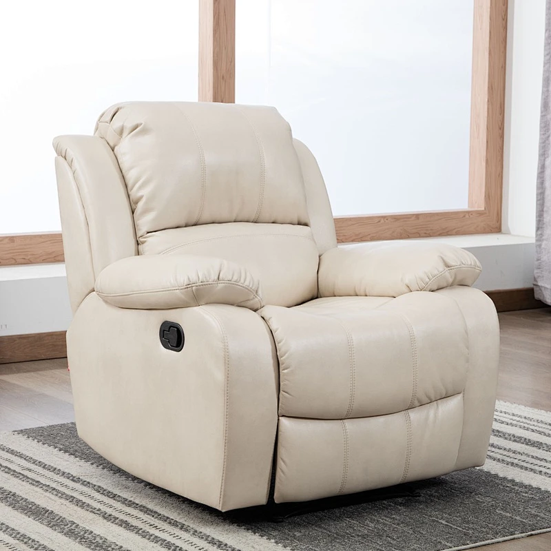 Contemporary living room electric power recliner sofa