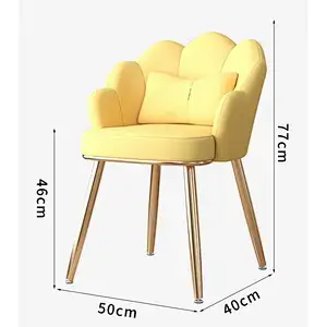 Leisure Modern Living Room luxury velvet dining chair