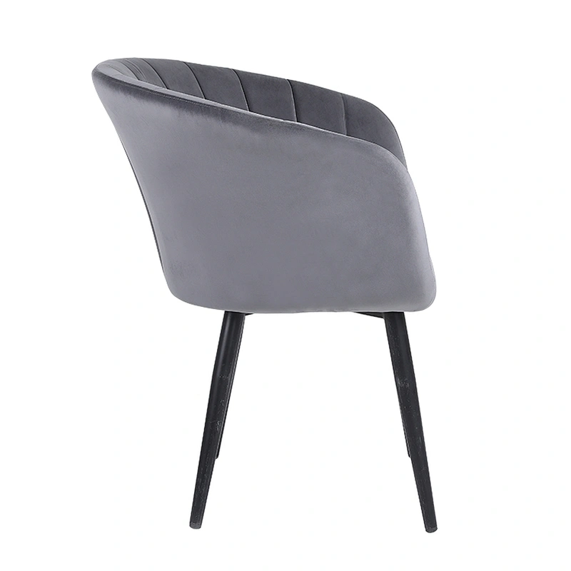 Wholesale Home Furniture Modern Nordic Velvet Fabric Upholstered modern dining table chair