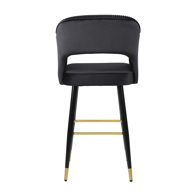 Bar stools High chairs Fashion modern furniture Velvet back high stools
