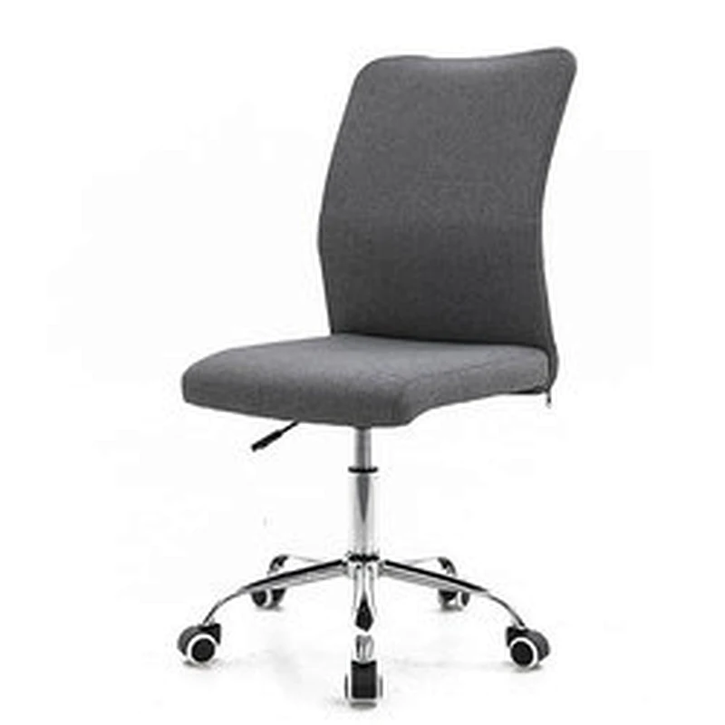 New designs blue arm less high back support Fabric office chair
