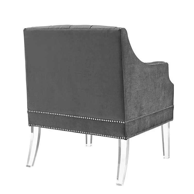 High Quality Upholstered Velvet Arm Chair Modern Design Accent chair Living Room Sofa Chair