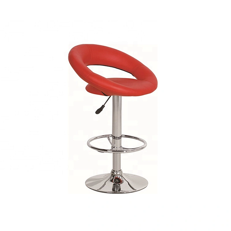 High Quality Durable Chic Bar Stool High Chair PU Bar Chair Furniture with high leg