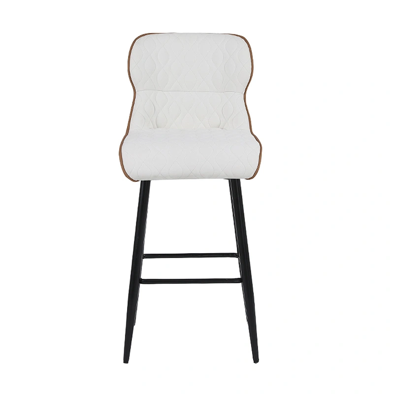 Hot Sale Nordic Modern Leather High Bar Furniture modern bar stool chair