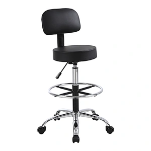 Adjustable modern saddle chair hydraulic beauty salon furniture Salon Saddle Rolling Stool