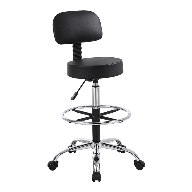 Adjustable modern saddle chair hydraulic beauty salon furniture Salon Saddle Rolling Stool