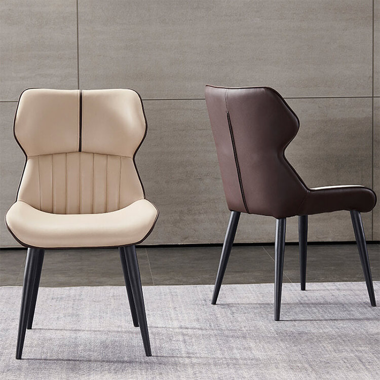 Wholesale Home Furniture coffee hotel Luxury Upholstered Soft back velvet fabric dining chair with metal legs