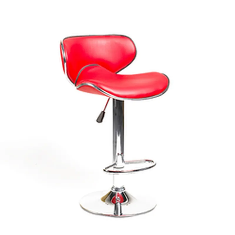 JIEMAX Design Fashionable Swivel leather cheap modern swivel pu bar chair and chrome high bar stool