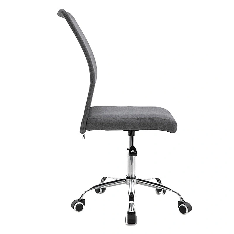 New designs blue arm less high back support Fabric office chair