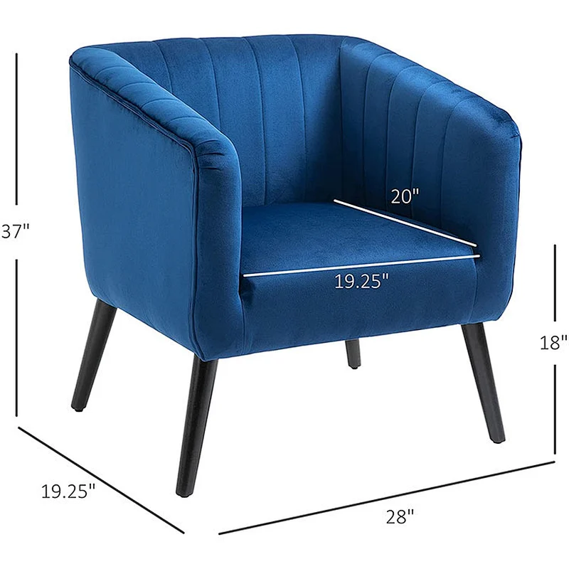 Luxury nordic design dinning furniture fabric velvet dining chair