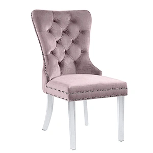 Wholesale Modern Elegant Velvet Upholstery Soft Fabric Dining Room Chair
