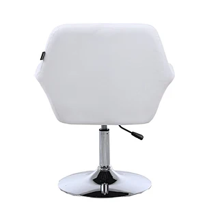 Most popular  salon furniture white Stainless Steel Barber salon Chairs