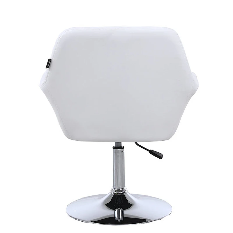 Most popular  salon furniture white Stainless Steel Barber salon Chairs