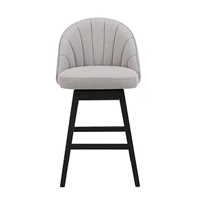 Wholesale kitchen counter height comfortable swivel fabric bar stool