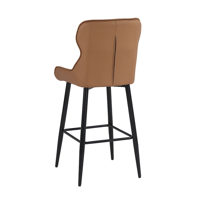 Hot Sale Nordic Modern Leather High Bar Furniture modern bar stool chair