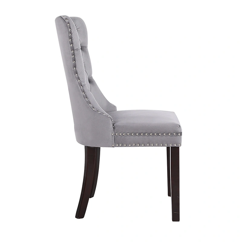 Factory Directly Supply Modern Velvet Dining Chairs Fabric Accent Upholstered Chairs Side Chair