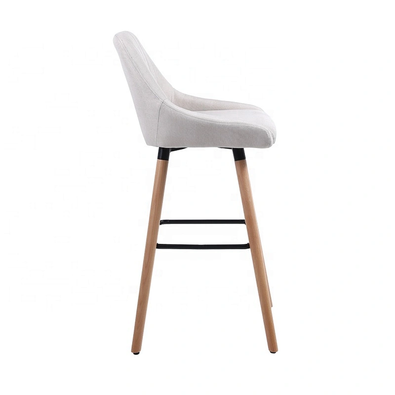 Luxury Modern Nordic style new Design Restaurant Kitchen Cheap High upholstered kitchen bar stool modern chairs