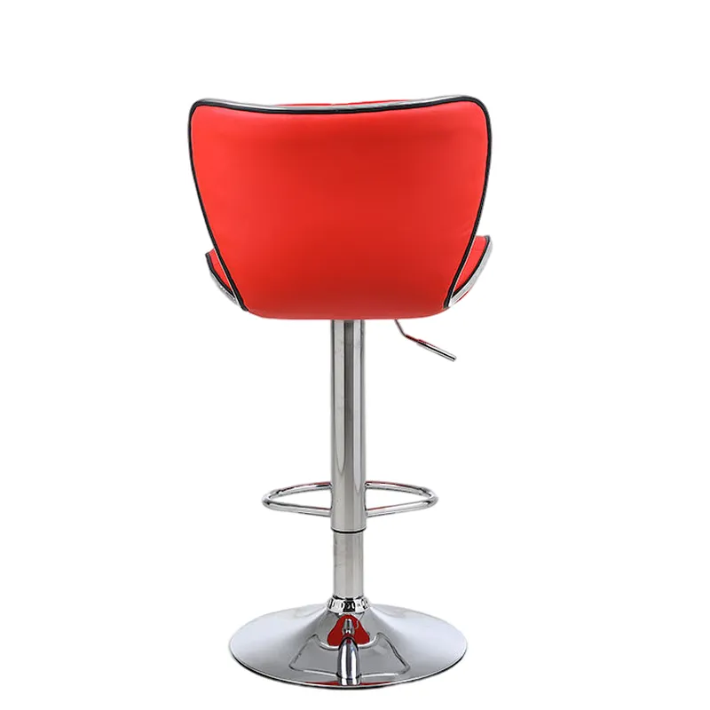 Modern Adjustable High Back breakfast commercial bar stool modern chairs  black