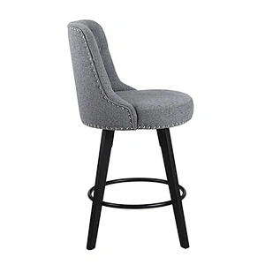 High-Back Bar Stool for Tall Counter Seating