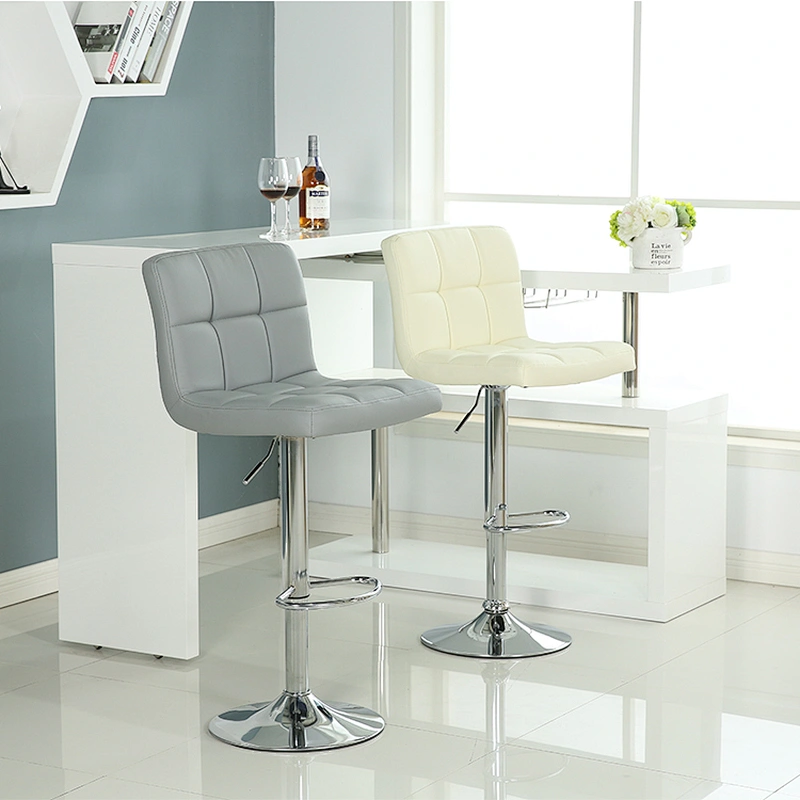 Kitchen Island modern adjustable bar stool wood with swivel