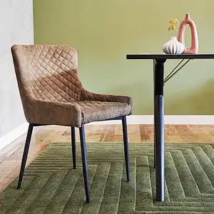 Modern Furniture upholstered luxury leather pu dining chair