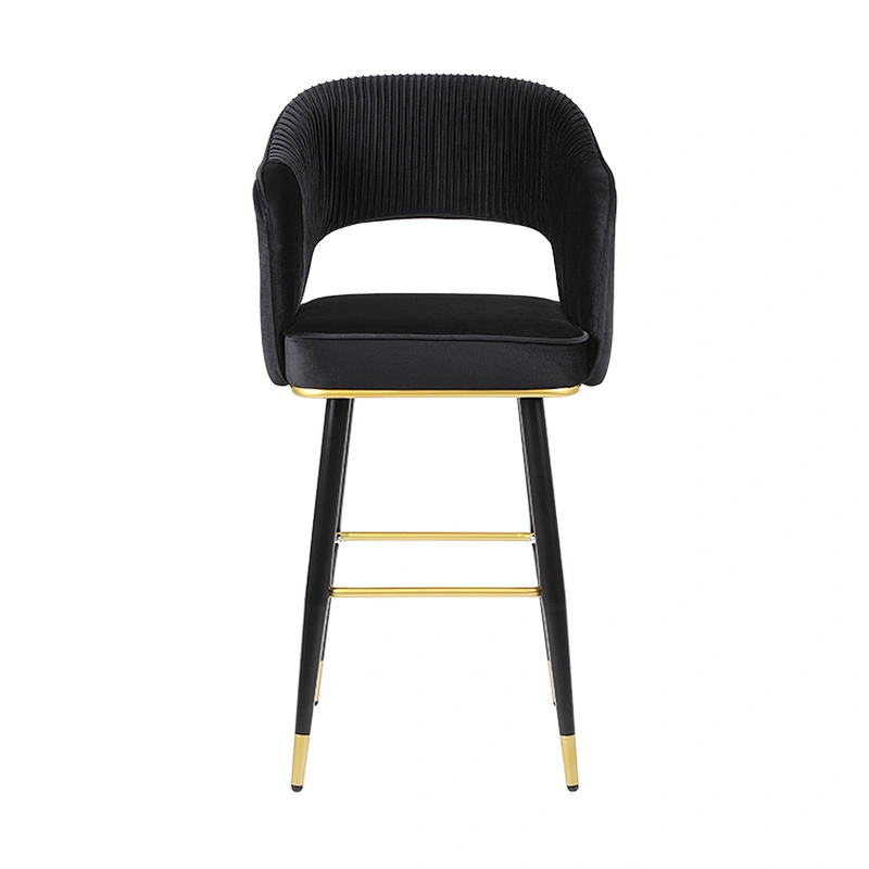 Bar stools High chairs Fashion modern furniture Velvet back high stools