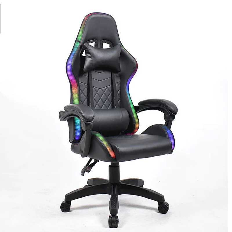 Led rgb light personal use cheap new wholesale luxury gaming chair rgb