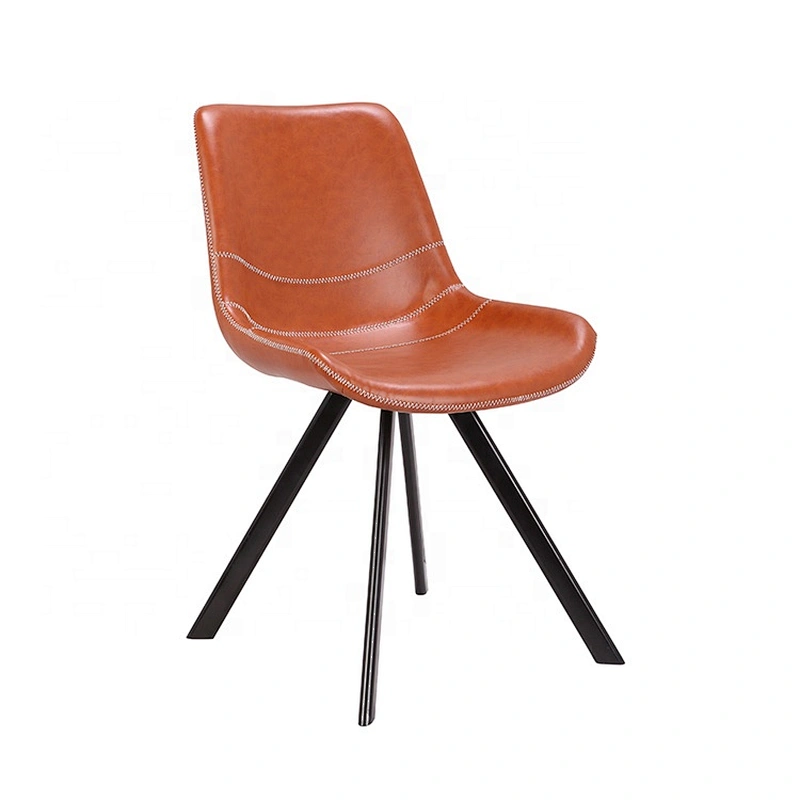 Hot Sale Modern outdoor leather dining room chair modern restaurant cafe chair outside