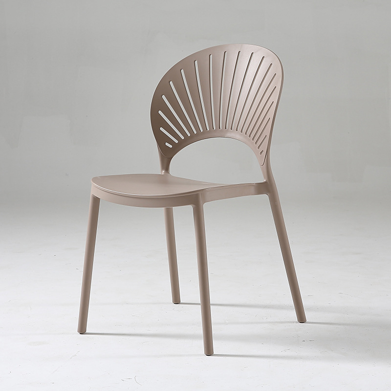 Wholesale Classic Nordic Cheap stackable dining chair room furniture dining counter chair