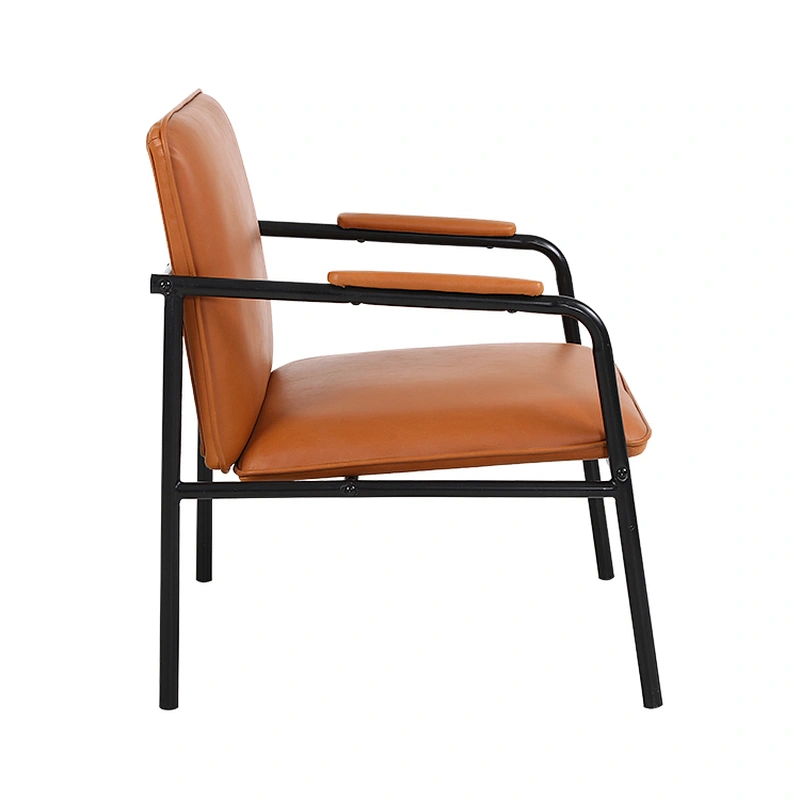 Can be customized Leather Accent Chairs Relaxing Armchair Single Sofa Chair Leisure Chair Living Room Furniture