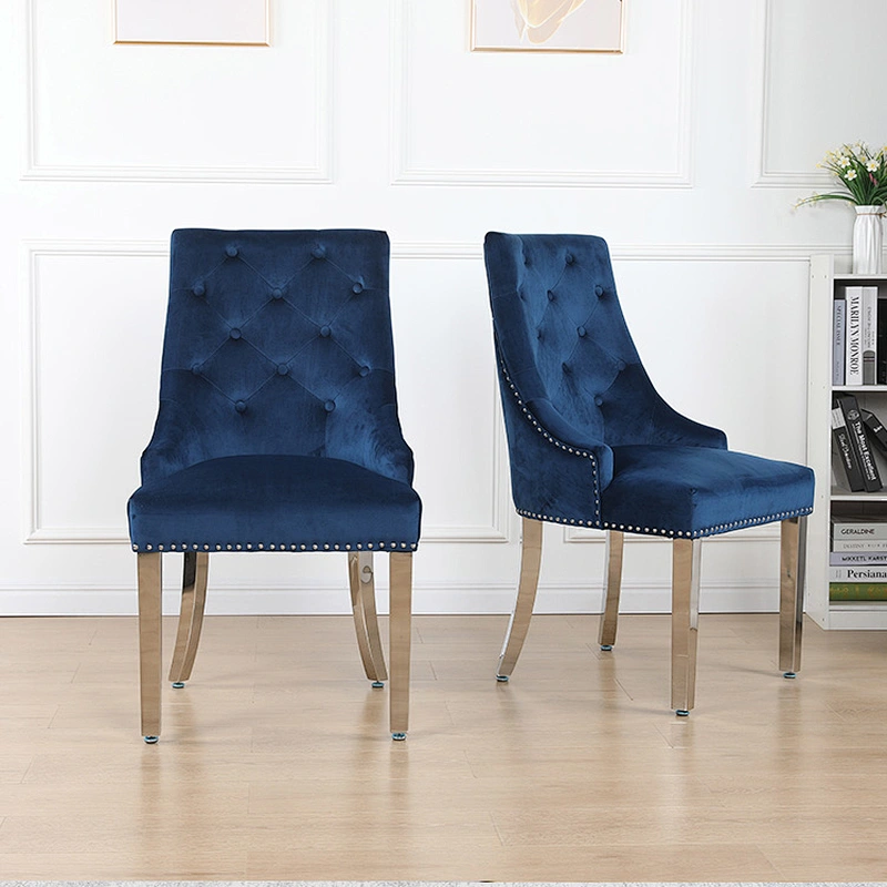Modern Wholesale High End luxury nordic upholstered dining chair