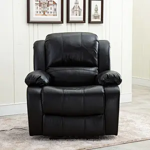 Contemporary living room electric power recliner sofa
