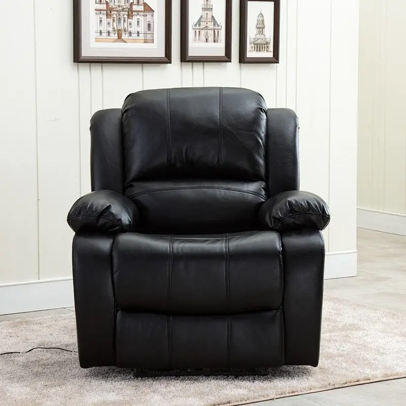Contemporary living room electric power recliner sofa