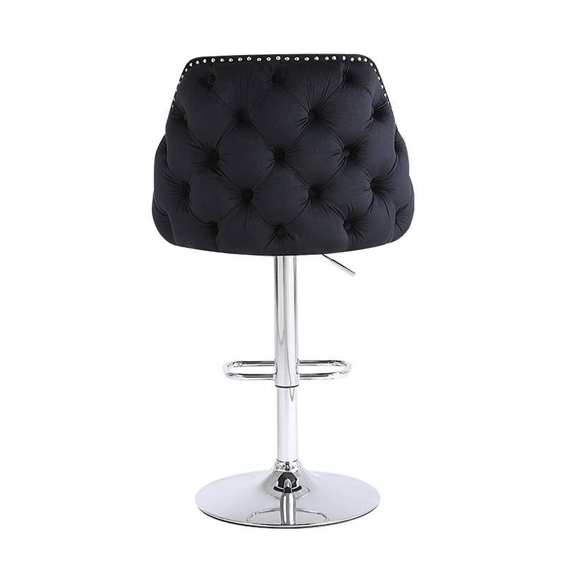 Wholesale modern luxury high back commercial bar stool